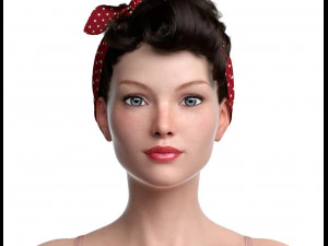 Rigged princess ann 3D Model