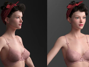 Rigged princess ann 3D Model