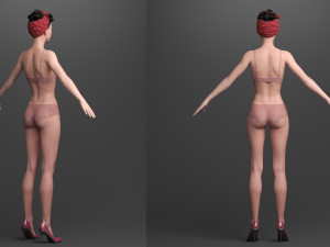 Rigged princess ann Modelo 3D