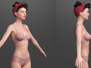 Rigged princess ann Modelo 3D
