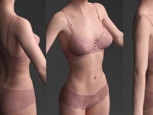 Rigged princess ann 3D Model
