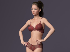 Rigged victoria Modelo 3D