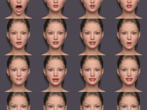 Rigged victoria Modelo 3D