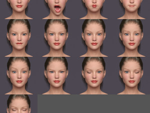 Rigged victoria Modelo 3D