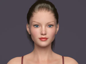 Rigged victoria 3D Model