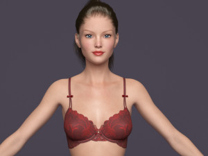 Rigged victoria Modelo 3D