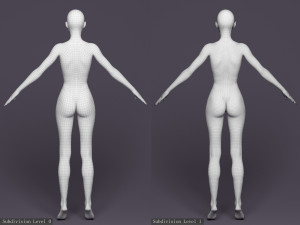 Rigged victoria Modelo 3D