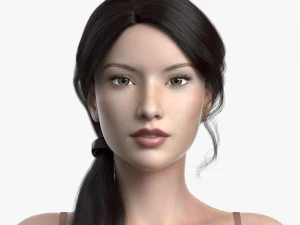 cole&ccedil;&atilde;o de modelos femininos 3d vol 01 Modelo 3D