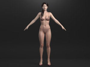 3d female model collection vol 01 Modèle 3D