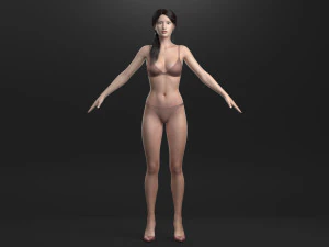 cole&ccedil;&atilde;o de modelos femininos 3d vol 01 Modelo 3D