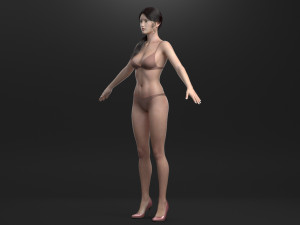 3d female model collection vol 01 Modèle 3D