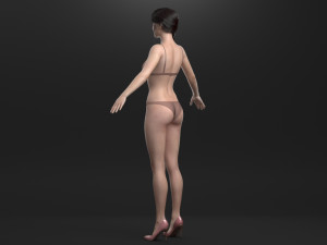 3d female model collection vol 01 Modèle 3D