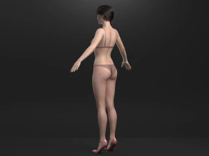 cole&ccedil;&atilde;o de modelos femininos 3d vol 01 Modelo 3D