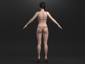 3d female model collection vol 01 Modèle 3D