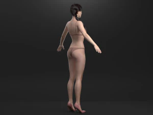 cole&ccedil;&atilde;o de modelos femininos 3d vol 01 Modelo 3D