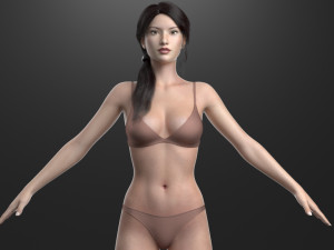 3d female model collection vol 01 Modèle 3D