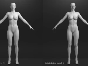 cole&ccedil;&atilde;o de modelos femininos 3d vol 01 Modelo 3D