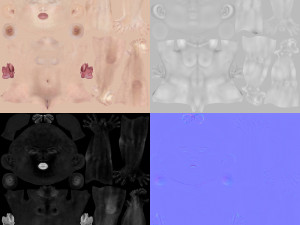 3d female model collection vol 01 Modèle 3D