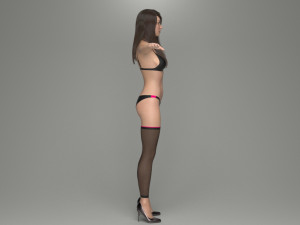 3d female model collection vol 01 Modèle 3D