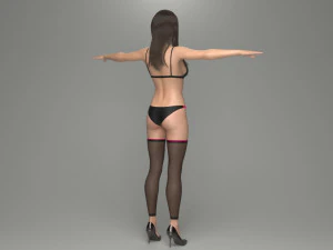 cole&ccedil;&atilde;o de modelos femininos 3d vol 01 Modelo 3D