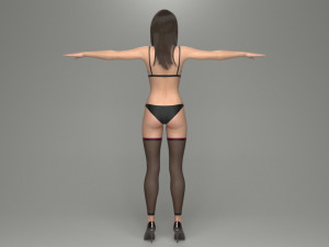 3d female model collection vol 01 Modèle 3D