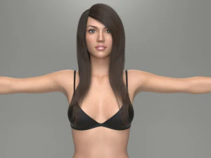 cole&ccedil;&atilde;o de modelos femininos 3d vol 01 Modelo 3D