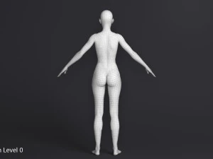 cole&ccedil;&atilde;o de modelos femininos 3d vol 01 Modelo 3D
