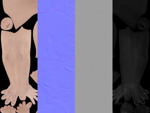 3d female model collection vol 01 Modèle 3D