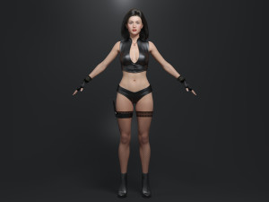 Bond girl 3D 모델