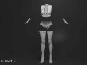 Bond girl 3D 모델