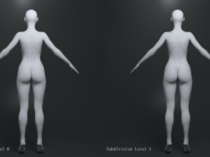 Bond girl 3D 모델
