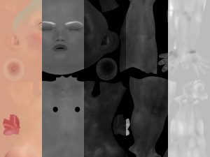 Bond girl 3D 모델