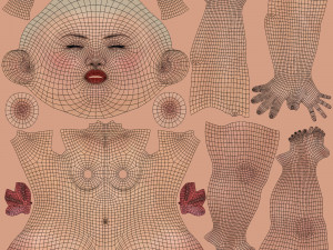 Bond girl 3D 모델