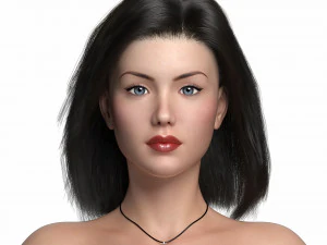 Hot girl 3D Model