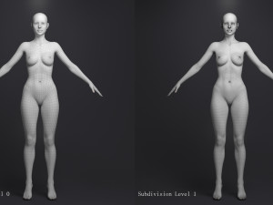 Hot girl Modelo 3D