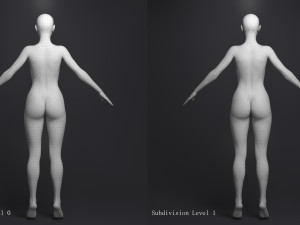 Hot girl Modelo 3D