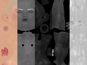 Hot girl Modelo 3D