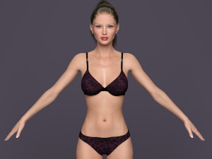 Bond girl ii Modèle 3D