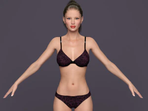 Bond girl ii 3D Model