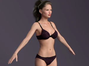 Bond girl ii 3D Model