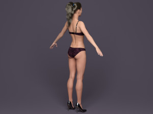 Bond girl ii Modèle 3D