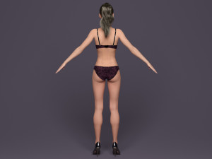 Bond girl ii Modèle 3D