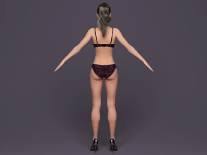 Bond girl ii 3D Model