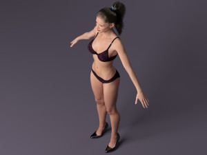 Bond girl ii Modèle 3D