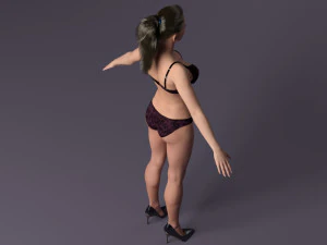 Bond girl ii 3D Model