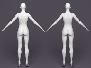Bond girl ii Modèle 3D