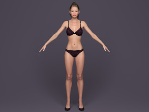 Bond girl ii Modèle 3D
