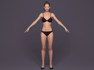 Bond girl ii 3D Model