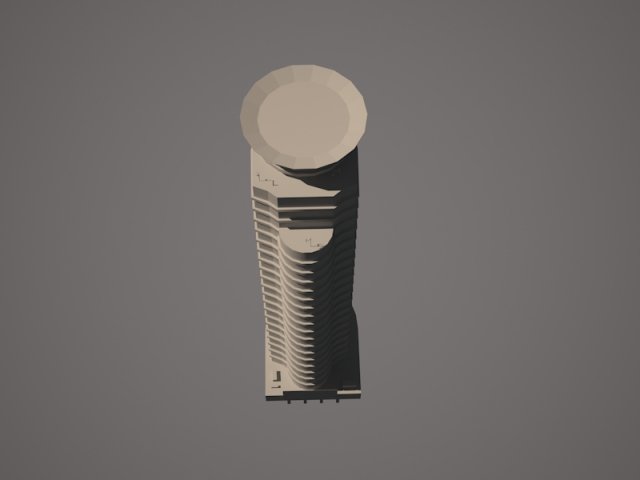 skyscraper 3D Model .c4d .max .obj .3ds .fbx .stl .blend 