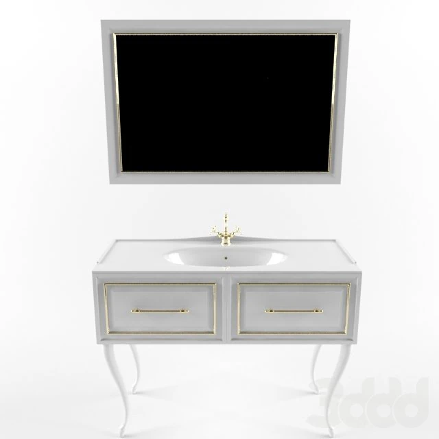 bathroom furnipture 3D Model .c4d .max .obj .3ds .fbx .stl .blend 